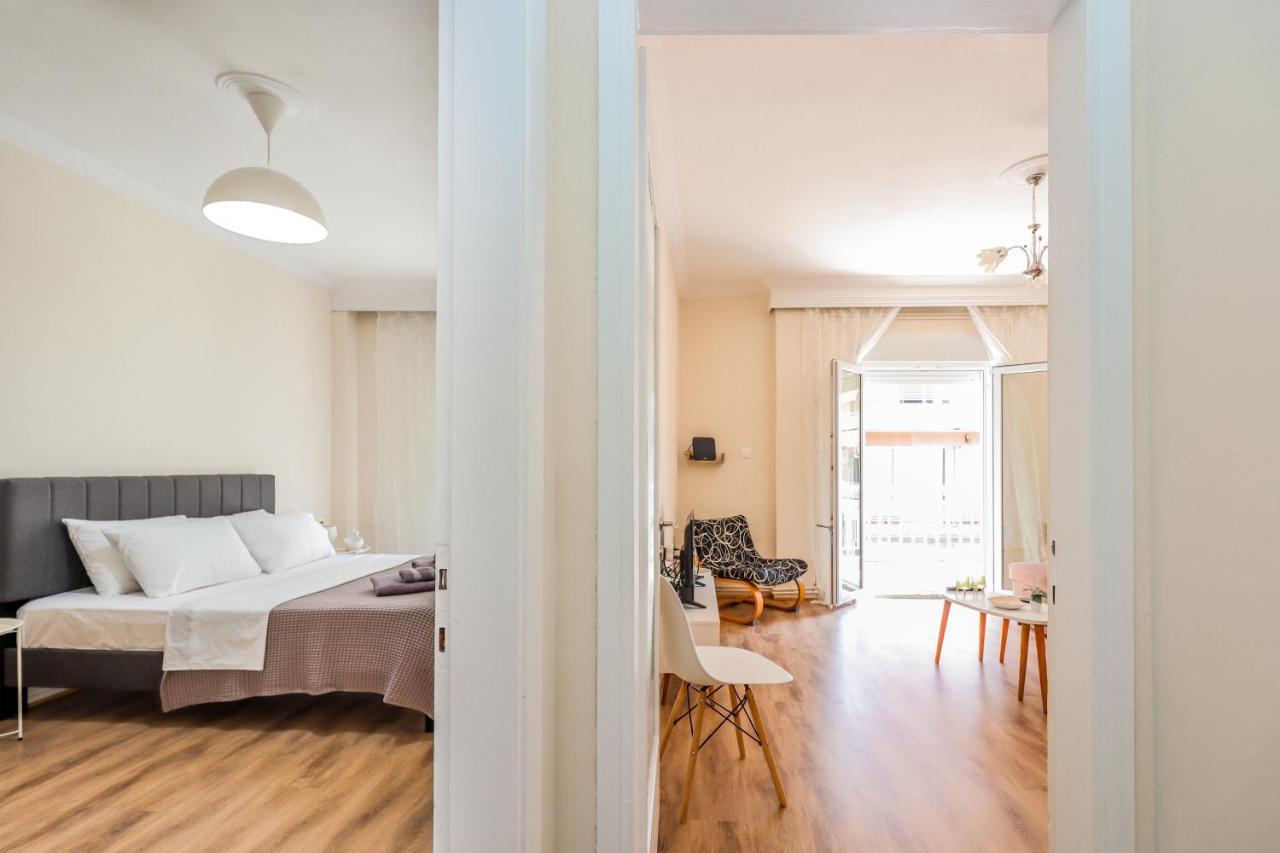 Grand Apartment Next To Center 3Bd 110Sqm Szaloniki Kültér fotó